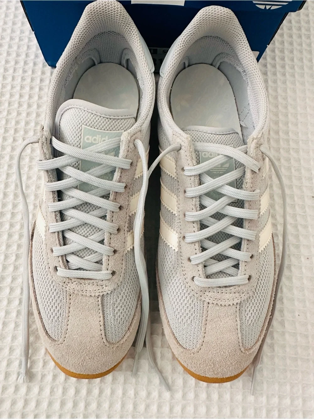adidas SL 72 OG Women Sneakers Halo Blue & White size 8.5